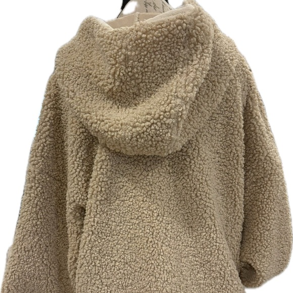 Talulah Teddy Sherpa Hooded Jacket Size L - Picture 3 of 6